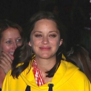 Marion Cotillard enceinte arrive à l'émission de Stephan Colbert à New York, le 16 novembre 2016
