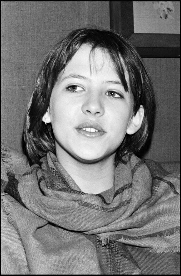 Sophie Marceau à Paris en 1982.