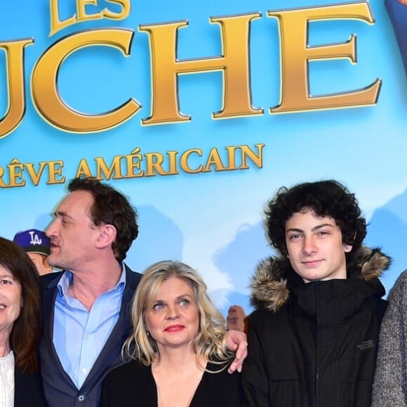 Olivier Baroux, Maurice Barthélémy, Sarah Stern, Claire Nadeau, Jean-Paul Rouve, Isabelle Nanty, Théo Fernandez, Ralph Amoussou et Pierre Lottin - Avant-première du film "Les Tuches 2" au cinéma Gaumont-Opéra à Paris le 25 janvier 2016.