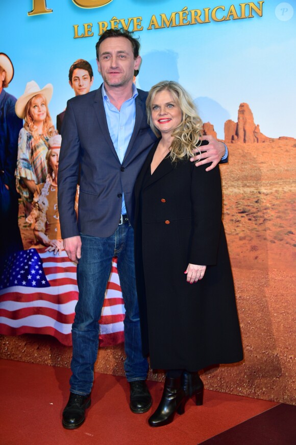 Jean-Paul Rouve et Isabelle Nanty - Avant-première du film "Les Tuches 2" au cinéma Gaumont-Opéra à Paris le 25 janvier 2016.