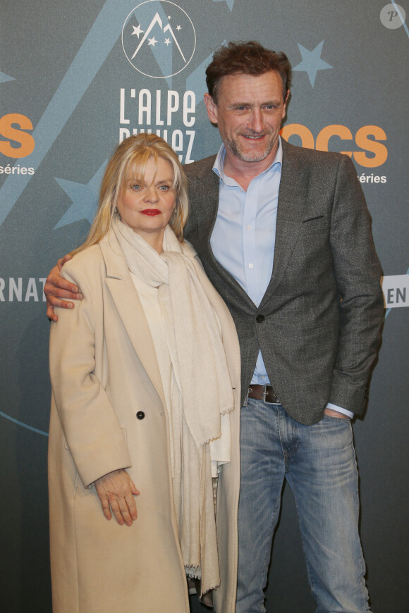 Isabelle Nanty , Jean-Paul Rouve - Soirée d'ouverture du 19ème Festival International du film de Comédie de l'Alpe d'Huez le 13 Janvier 2016.