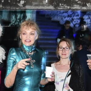 Exclusif - Nicolas Ker et Arielle Dombasle ont mis le feu au Salo Club à Paris lors de leur concert (carte blanche) pour défendre leur album "La Rivière Atlantique". Le 17 novembre 2016 © Pierre Perusseau / Bestimage