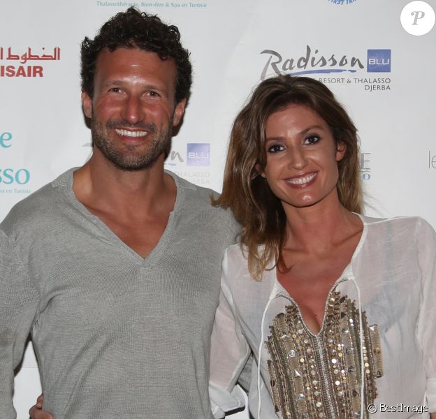 Exclusif - Caroline Ithurbide et son compagnon Boris Ehrgott dans le palace Radisson Blu de Djerba lors des 'Escapades des stars' le 13 Novembre 2016. © Denis Guignebourg / Bestimage