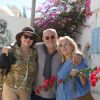 Exclusif - Martine Vidal et son frère Frédéric Vidal et sa femme Anne dans Djerba Hood (Street Art) à Djerba lors des 'Escapades des stars' le 10 Novembre 2016. © Denis Guignebourg / Bestimage