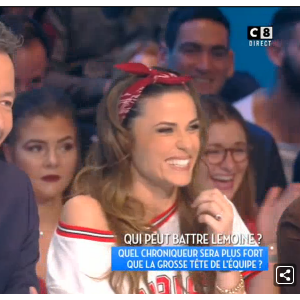 Echange tendu entre Capucine Anav et Matthieu Delormeau dans "Touche pas à mon poste" le 22 novembre 2016.