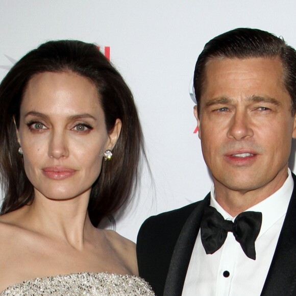 Angelina Jolie et son mari Brad Pitt - Première de "By the Sea" à Los Angeles le 5 novembre 2015. © CPA/Bestimage