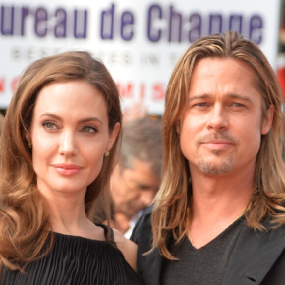 Angelina Jolie, Brad Pitt à Londres, le 2 juin 2013.