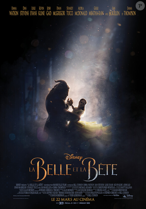 Affiche de La Belle et la Bête, attendu en mars 2017