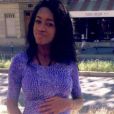 Hapsatou Sy enceinte de 8 mois, son baby bump fièrement dévoilé sur Instagram, août 2016