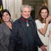 Jean Dujardin, Liane Foly, Claude Lelouch, & Elsa Zylberstein, Salvatore Adamo & Valérie Perrin - Claude Lelouch fait Commandeur de l'Ordre de la Couronne, une haute distinction attribuée par le roi Philippe sur proposition du ministre des Affaires étrangères Didier Reynders. Belgique, Bruxelles, 25 novembre 2016. © Alain Rolland / Imagebuzz / Bestimage