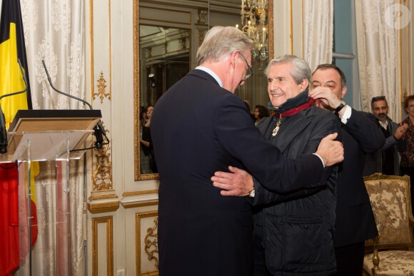 Claude Lelouch fait Commandeur de l'Ordre de la Couronne, une haute distinction attribuée par le roi Philippe sur proposition du ministre des Affaires étrangères Didier Reynders. Belgique, Bruxelles, 25 novembre 2016. © Alain Rolland / Imagebuzz / Bestimage