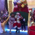Blac Chyna et son fils King Cairo sont allés voir le Père Noël. Photo publiée sur Instagram le 27 novembre 2016