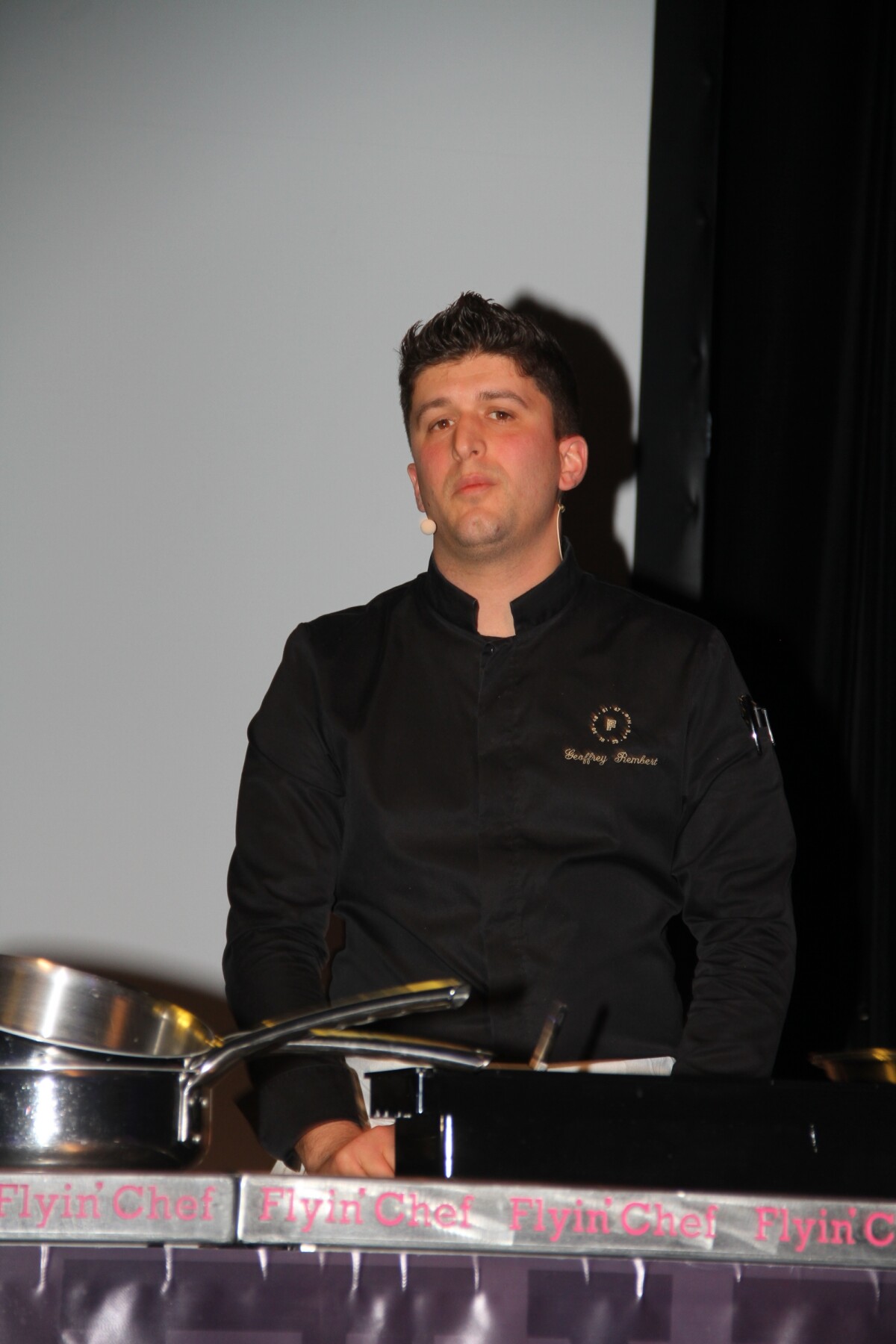 Photo : Exclusif - Le chef Geoffrey Rembert - Dîner au Flow Paris ...