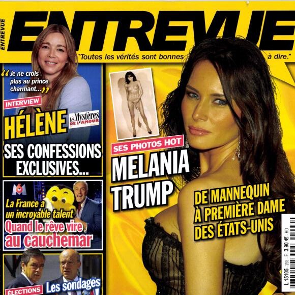 Couverture du magazine "Entrevue" daté du 30 novembre 2016
