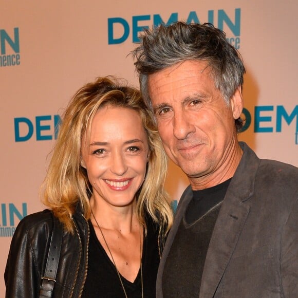 Hélène de Fougerolles et son compagnon Marc Simoncini - Avant première du film "Demain tout commence" au Grand Rex à Paris le 28 novembre 2016. © Coadic Guirec/Bestimage