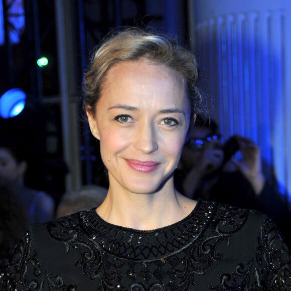 Hélène de Fougerolles - People au défilé Haute Couture Zuhair Murad Printemps-Eté 2016 à l'hôtel Potocki à Paris, le 27 janvier 2016. © Rachid Bellak/Bestimage