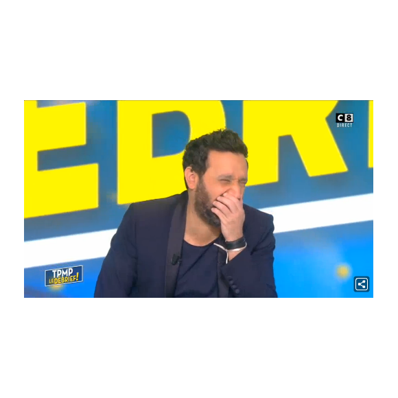 Cyril Hanouna dans "TPMP" le 30 novembre 2016 sur C8.