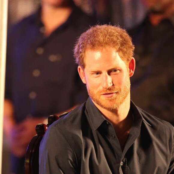 Le prince Harry et Rihanna assistent au Mega Concert organisé pour le 50ème anniversaire de l'indépendance de la Barbade, en présence du premier ministre Freundel Stuart, au stade Kensington Oval. Le prince Harry a également décoré Jamilla Sealy du "Queen's Young Leader Award 2017". Bridgetown, le 30 novembre 2016.