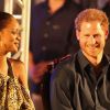 Le prince Harry et Rihanna assistent au Mega Concert organisé pour le 50ème anniversaire de l'indépendance de la Barbade, en présence du premier ministre Freundel Stuart, au stade Kensington Oval. Le prince Harry a également décoré Jamilla Sealy du "Queen's Young Leader Award 2017". Bridgetown, le 30 novembre 2016.