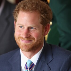Le prince Harry rencontre Rihanna lors du 50ème anniversaire de l'indépendance de la Barbade, le 30 novembre 2016.