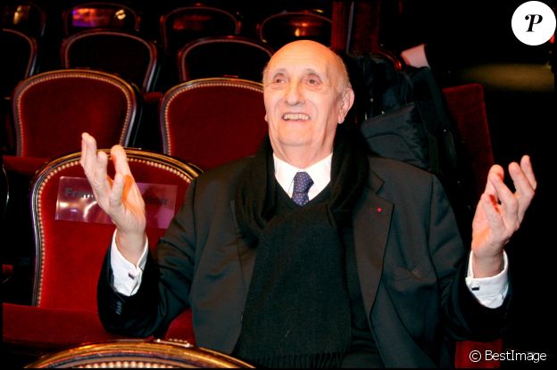 Pierre Tchernia aux César, le 22 février 2008 à Paris.