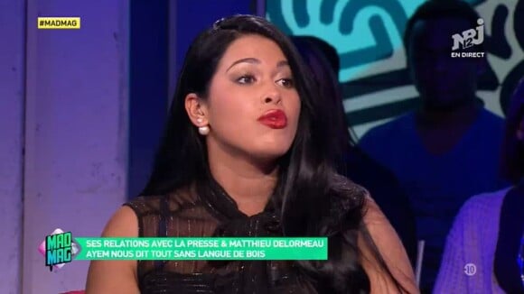 Ayem Nour règle ses comptes avec Matthieu Delormeau dans le "Mad Mag", jeudi 1er décembre 2016, sur NRJ12