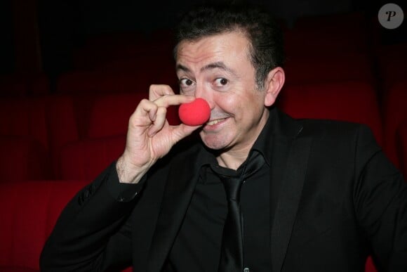 Exclusif - Gérald Dahan à l'inauguration du bateau théâtre de Gérald Dahan "Le Nez Rouge" au Bassin de la Villette à Paris le 1er décembre 2016.