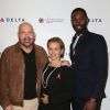 Jason Stuart, Gabrielle Carteris, Tarell Alvin McCraney à la soirée caritative 'SAG-AFTRA and The Elizabeth Taylor AIDS' à Los Angeles, le 30 novembre 2016.