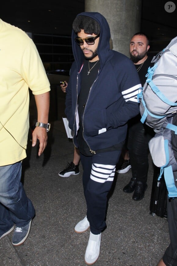 The Weeknd à l'aéroport de Los Angeles le 21 juillet 2016.