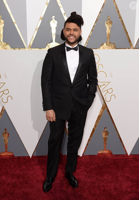 The Weeknd lors de la 88ème cérémonie des Oscars à Hollywood, le 28 février 2016.