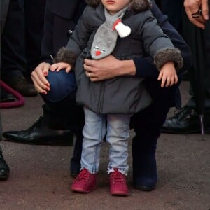 Semi-exclusif - La princesse Charlene et ses enfants Jacques et Gabriella pendant l'inauguration du Village de Noël à Monaco le 3 décembre 2016. Le Village de Noël est installé sur le quai Albert 1er du Port Hercule. Les animations telles que manèges pour enfants, la patinoire ou la grande roue et les différents stands de souvenirs ou de nourritures seront ouverts du 2 décembre au 2 janvier 2017. © Charly Gallo / Gouvernement Princier /Pool restreint Monaco/Bestimage Semi-exclusive Charly Gallo / Gouvernement Princier