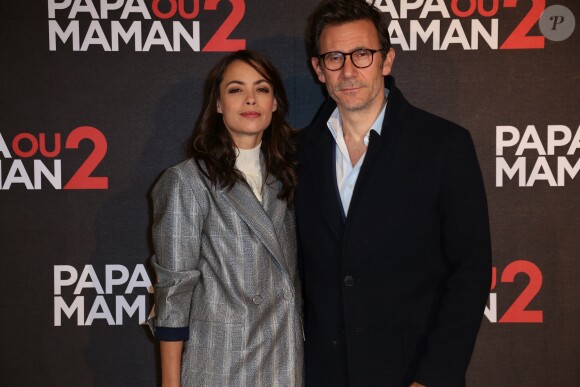 Bérénice Bejo et son mari Michel Hazanavicius lors de l'avant-première du film "Papa ou Maman 2" au cinéma Gaumont Alesia à Paris, France, le 5 décembre 2016. © Marc Ausset-Lacroix/Bestimage