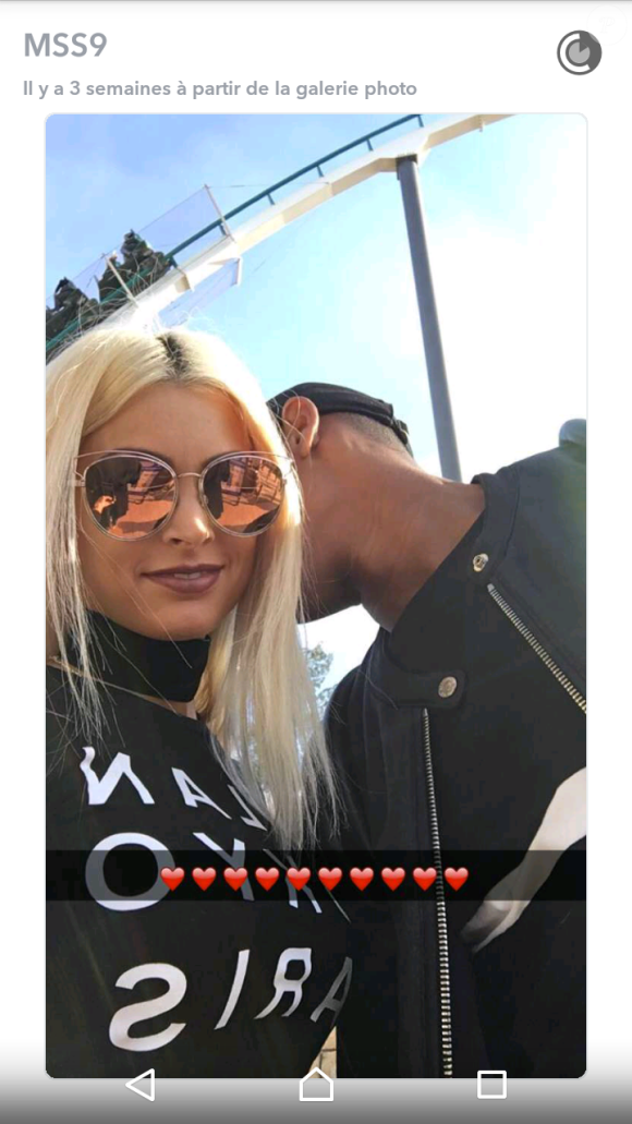 Mélanie Da Cruz pour l'anniversaire d'Anthony Martial, lundi 5 décembre 2016 - Snapchat