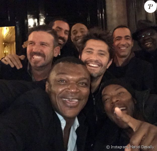 Une partie des Bleus de 98 se sont retrouvés à Paris le 6 décembre 2016.