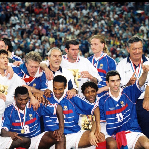 Equipe de France de la coupe du monde 1998, finale contre le Brésil le 12 juillet 1998