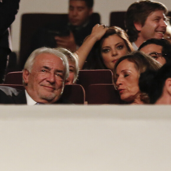 Dominique Strauss-Kahn (DSK) et sa compagne Myriam L'Aouffir - Personnalités lors de l'hommage à Paul Verhoeven pendant la 16ème édition du Festival International du Film de Marrakech le 5 décembre 2016. © Philippe Doignon / Bestimage