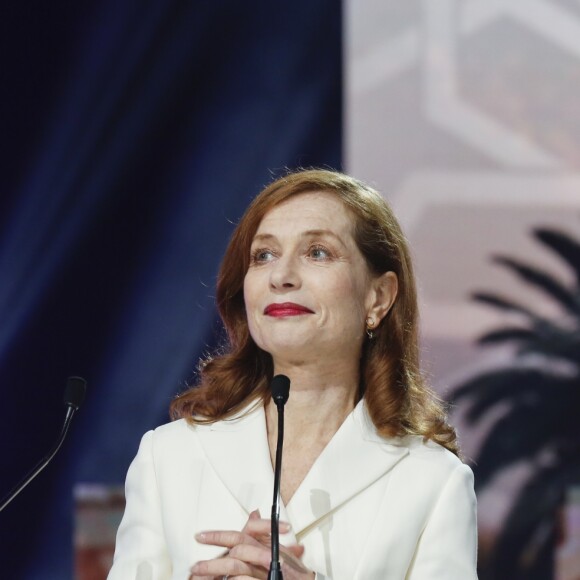 Isabelle Huppert - Personnalités lors de l'hommage à Paul Verhoeven pendant la 16ème édition du Festival International du Film de Marrakech le 5 décembre 2016. © Philippe Doignon / Bestimage