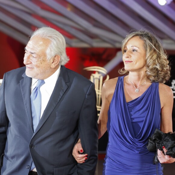 Dominique Strauss-Kahn et Myriam L'Aouffir - Personnalités lors de l'hommage à Paul Verhoeven pendant la 16ème édition du Festival International du Film de Marrakech le 5 décembre 2016 © Philippe Doignon / Bestimage