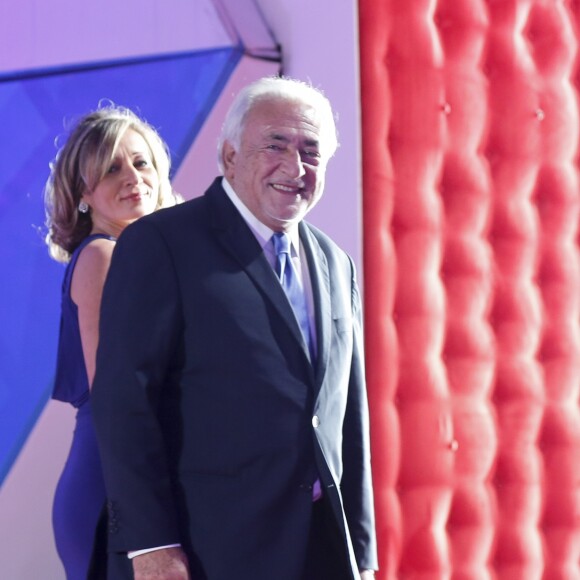 Dominique Strauss-Kahn et Myriam L'Aouffir - Personnalités lors de l'hommage à Paul Verhoeven pendant la 16ème édition du Festival International du Film de Marrakech le 5 décembre 2016 © Philippe Doignon / Bestimage
