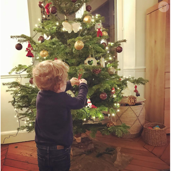 Agathe Lecaron a publié une photo de son fils Gaspard sur sa page Instagram au mois de décembre 2016