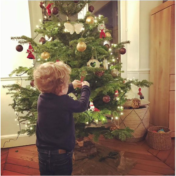 Agathe Lecaron a publié une photo de son fils Gaspard sur sa page Instagram au mois de décembre 2016