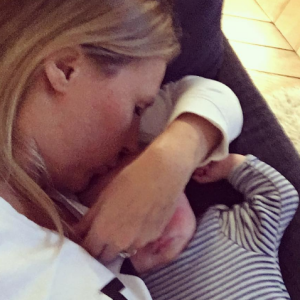 Agathe Lecaron a publié une photo de son fils Felix sur sa page Instagram au mois de novembre 2016