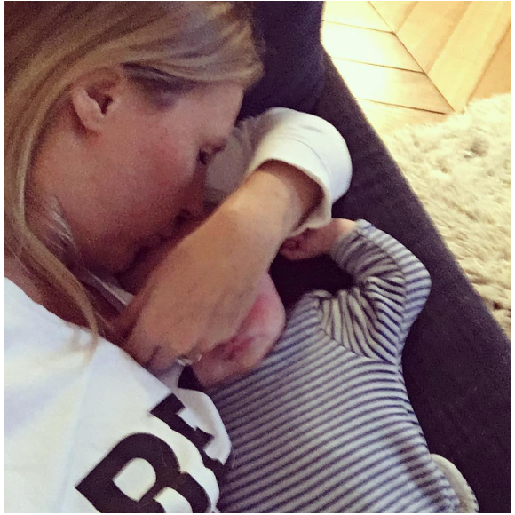 Agathe Lecaron a publié une photo de son fils Felix sur sa page Instagram au mois de novembre 2016