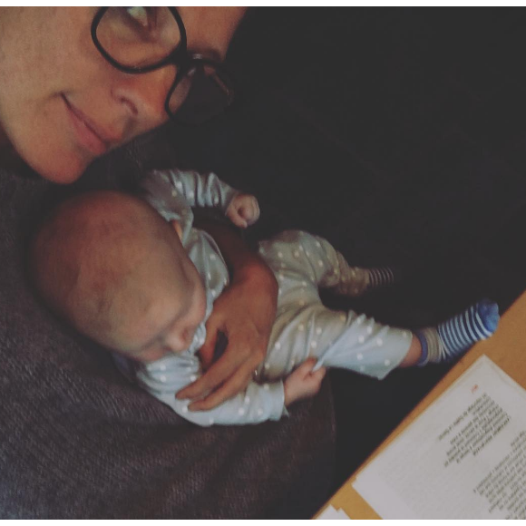 Agathe Lecaron a publié une photo de son fils sur sa page Instagram au mois de décembre 2016