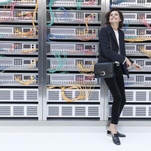 Inès de la Fressange - Défilé de mode "Chanel", collection prêt-à-porter printemps-été 2017 au Grand Palais à Paris, le 4 octobre 2016. © Olivier Borde / Bestimage