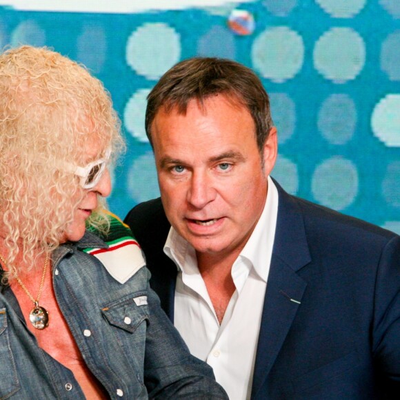 Fabien Lecoeuvre et Michel Polnareff dans l'émission "Touche pas à mon poste" (TPMP) à Paris, France, le 15 septembre 2016. © JLPPA/Bestimage