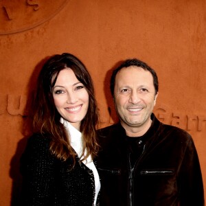 Mareva Galanter et son compagnon Arthur (Jacques Essebag) - People au village des internationaux de France de tennis à Roland Garros à Paris 5 juin 2016. © Dominique Jacovides / Bestimage