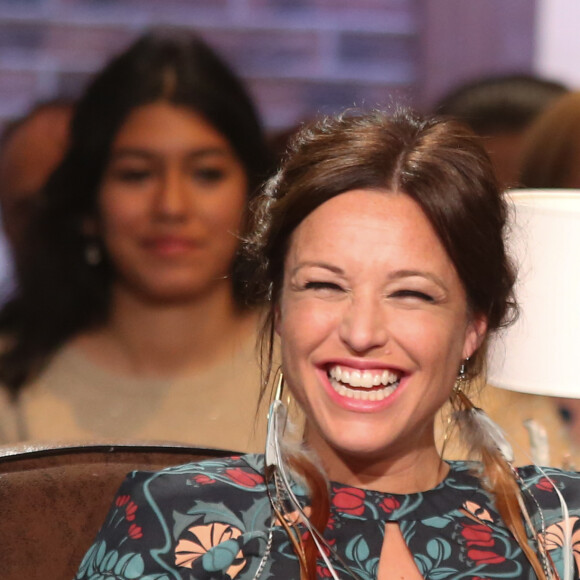 Exclusif - Natasha St-Pier (enceinte) - Enregistrement de l'émission "Du côté de chez Dave" au Studio 107 à La Plaine Saint Denis, qui sera diffusée sur France 3 le 25 octobre. Le 20 octobre 2015 © CVS / Bestimage