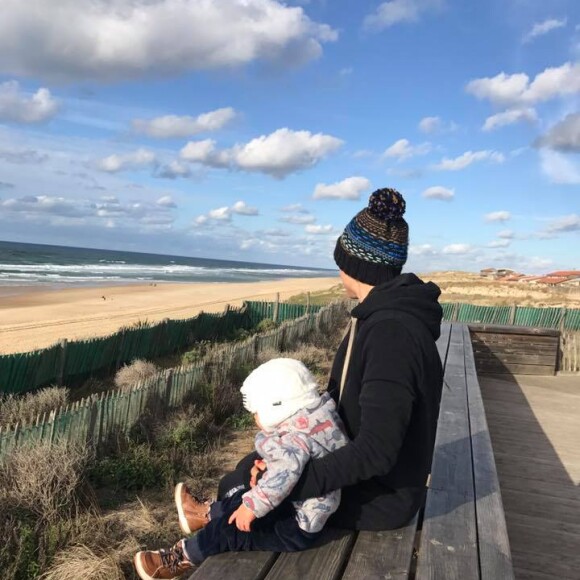 Natasha St-Pier et son fils Bixente, sur Facebook, le 6 novembre 2016