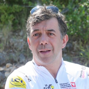 Exclusif - Stéphane Plaza - L'équipe de l'Etape du Coeur 2016 pour le compte de Mécénat Chirurgie Cardiaque sur la Zone Club Tour de France 2016 à la caverne Pont d'Arc, le 15 juillet 2016. © CVS/Bestimage